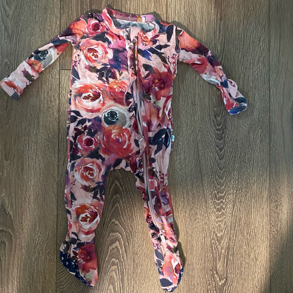 Dusk rose posh peanut onesie